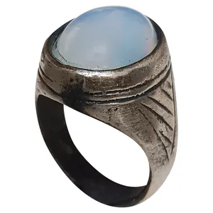 انگشتر نقره مردانه مدل اوپال راموی لوکس ORL112220