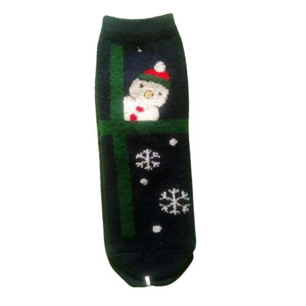 جوراب دخترانه مدل پشمی کریسمسی