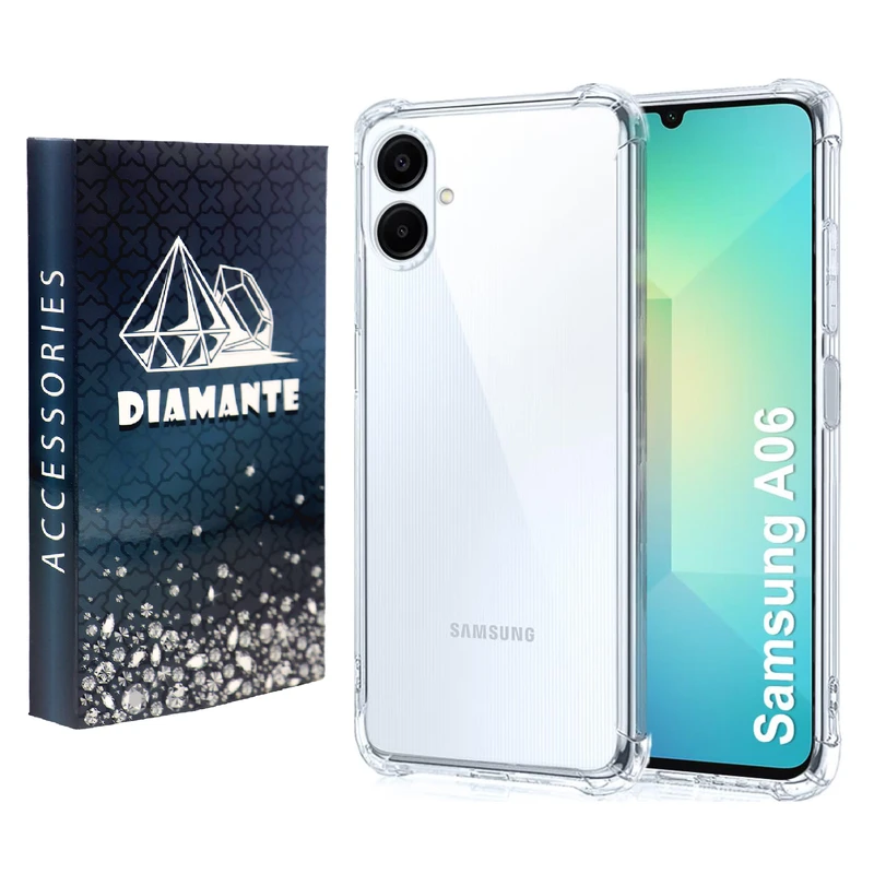 کاور دیامانته مدل Bianco Navy مناسب برای گوشی موبایل سامسونگ Galaxy A06