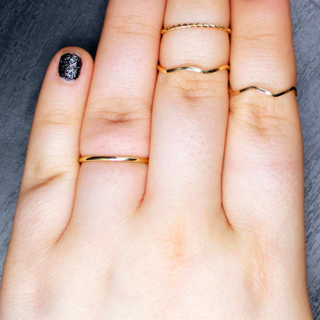 بند انگشتی زنانه کد RKH_982 مجموعه 4 عددی