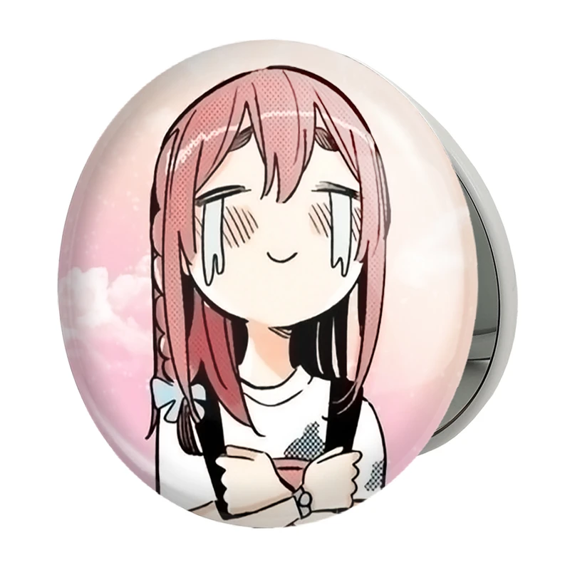 آینه جیبی خندالو طرح ساکوراساوا انیمه کانوجواوکاری مدل تاشو کد 18184 