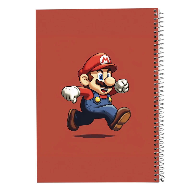 دفتر شطرنجی 50 برگ مدوپد مدل سوپرماریو super mario کد DF2850