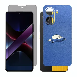Glass Together model privacy screen protector suitable for Xiaomi Poco X7 Pro mobile phone with back cover sticker