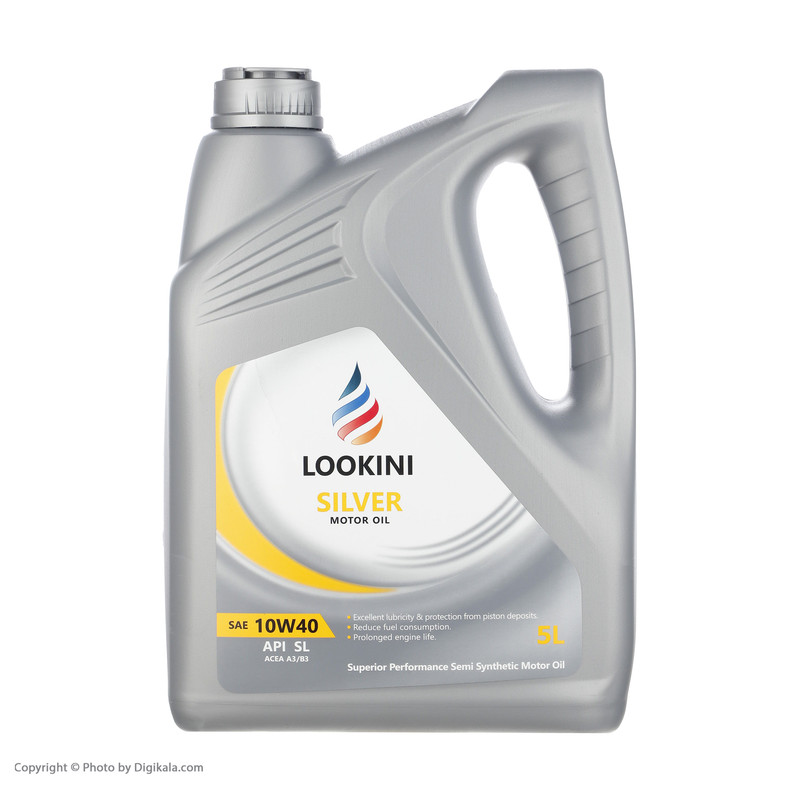 روغن موتور خودرو لوکینی مدل Silver-10W40 حجم 5 لیتر