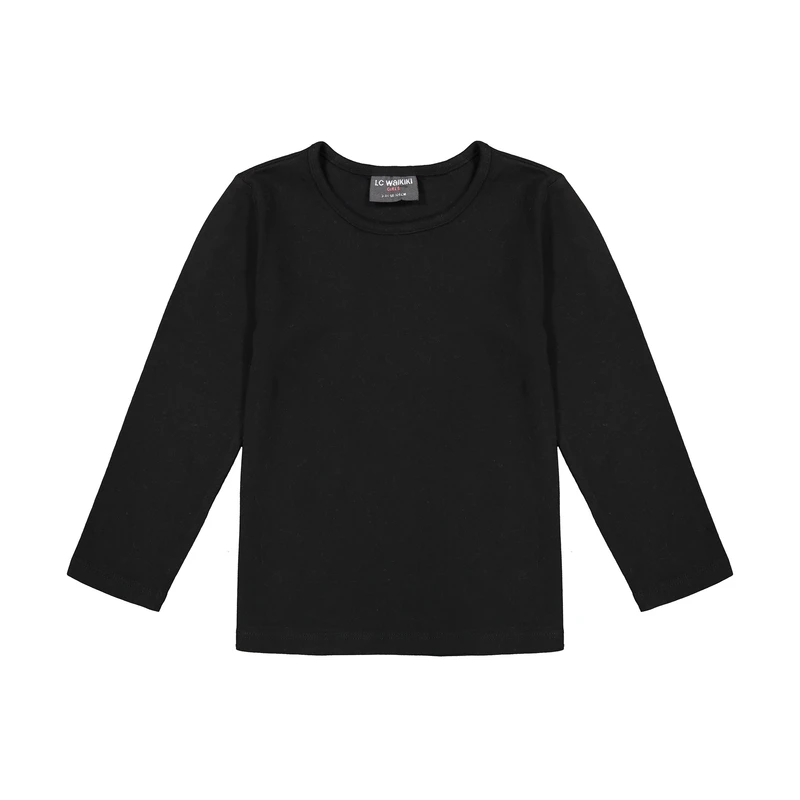 تی شرت دخترانه ال سی وایکیکی مدل 8S0315Z4-CVL-NEWBLACK