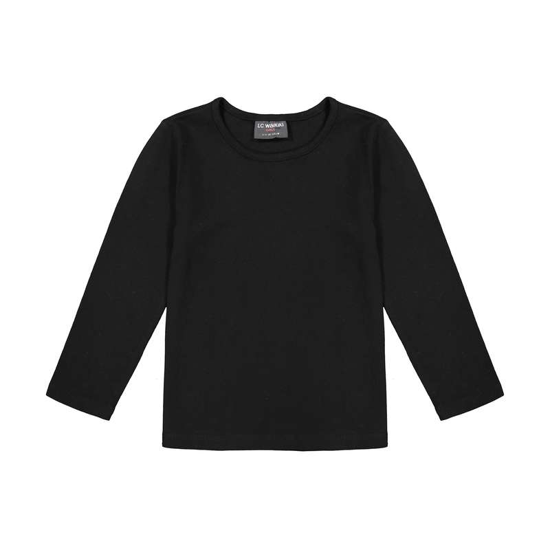 تی شرت دخترانه ال سی وایکیکی مدل 8S0315Z4-CVL-NEWBLACK