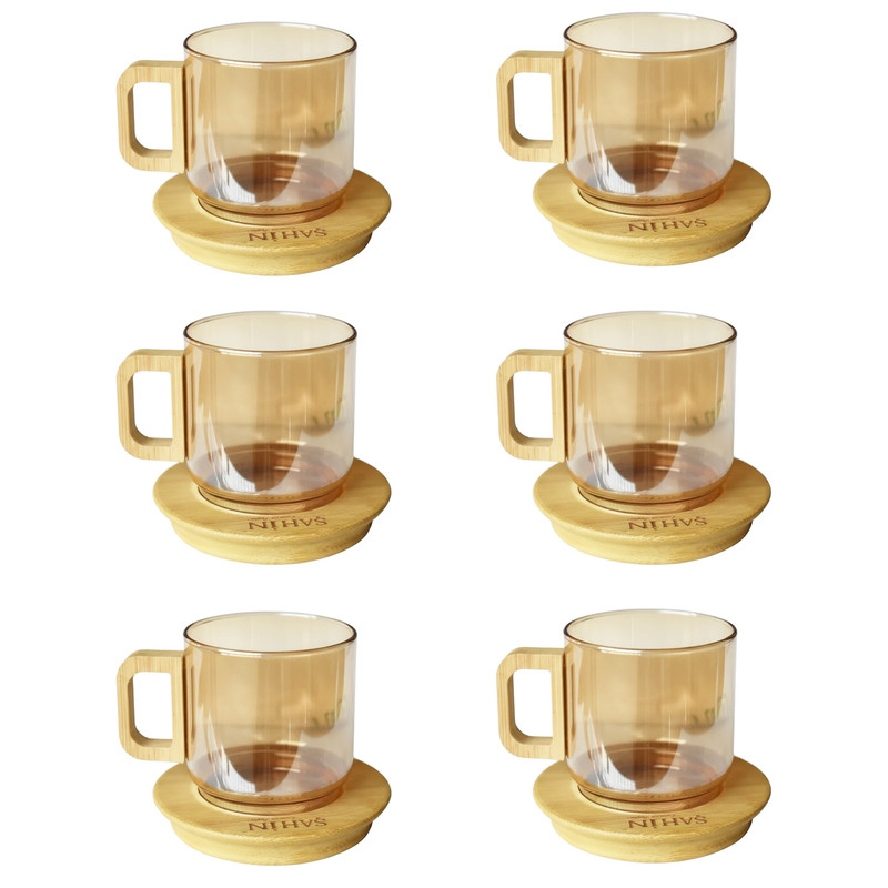 سرویس چای خوری 12 پارچه 6 نفره شاهین مدل SHN_121