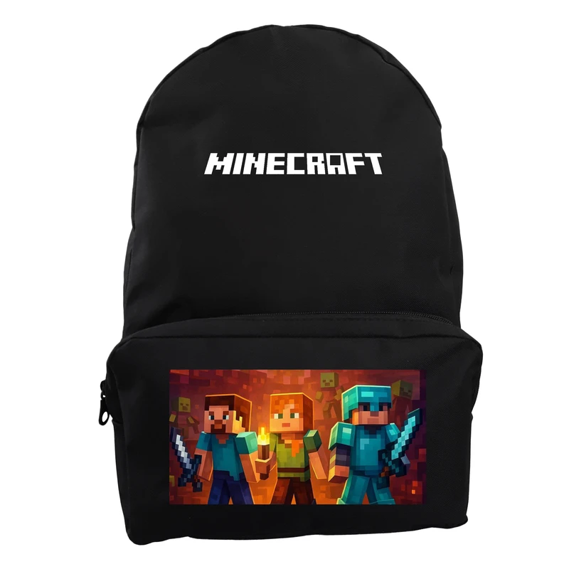 کوله پشتی مدرسه مدل ماینکرفت کد 28