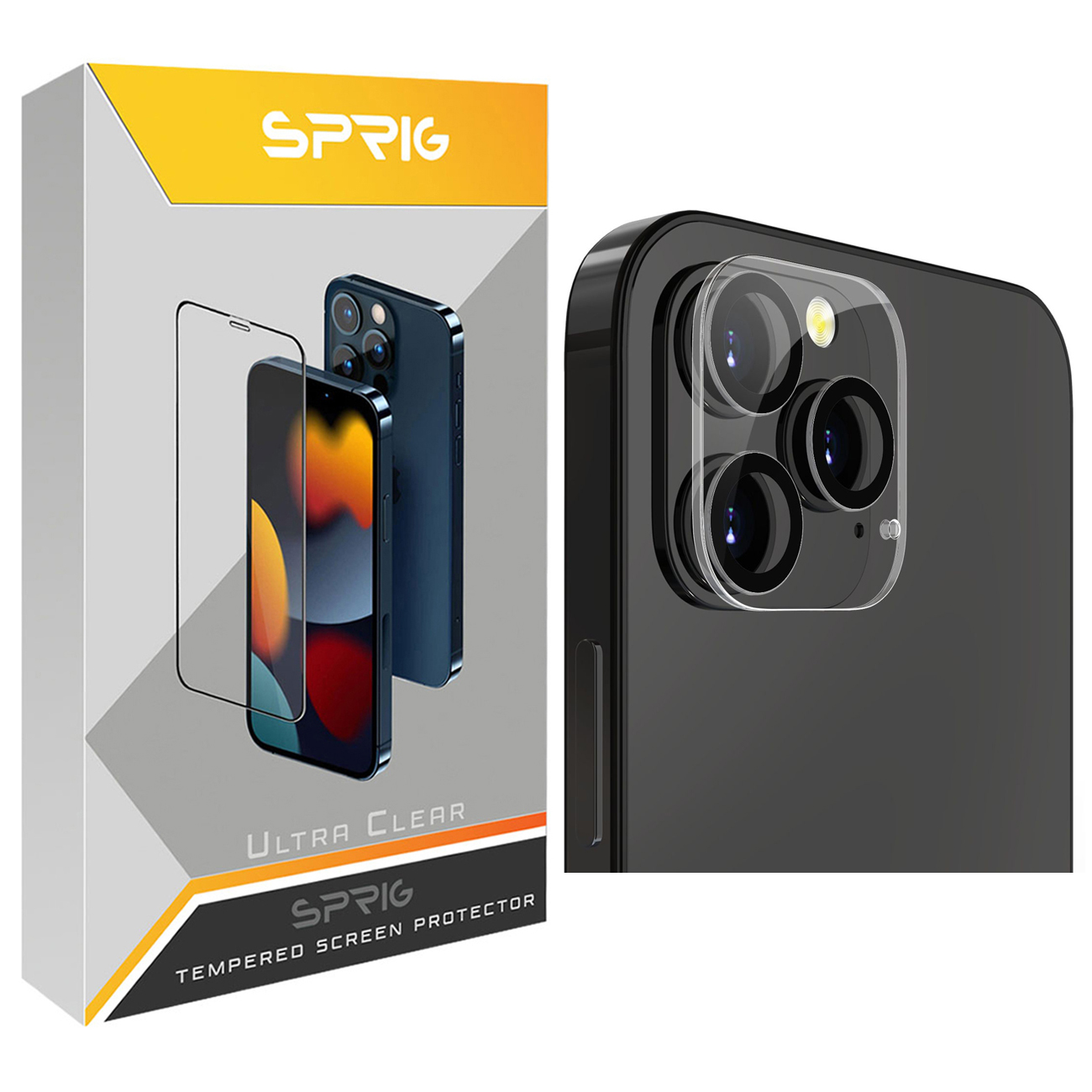 محافظ لنز دوربین اسپریگ مدل SH-SPG مناسب برای گوشی موبایل اپل iPhone 12 Pro