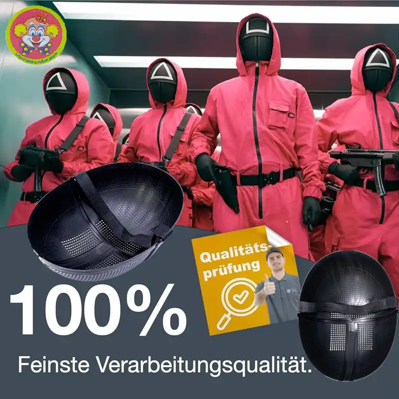 ماسک ایفای نقش دنیای سرگرمی های کمیاب مدل بازی مرکب اسکویید گیم