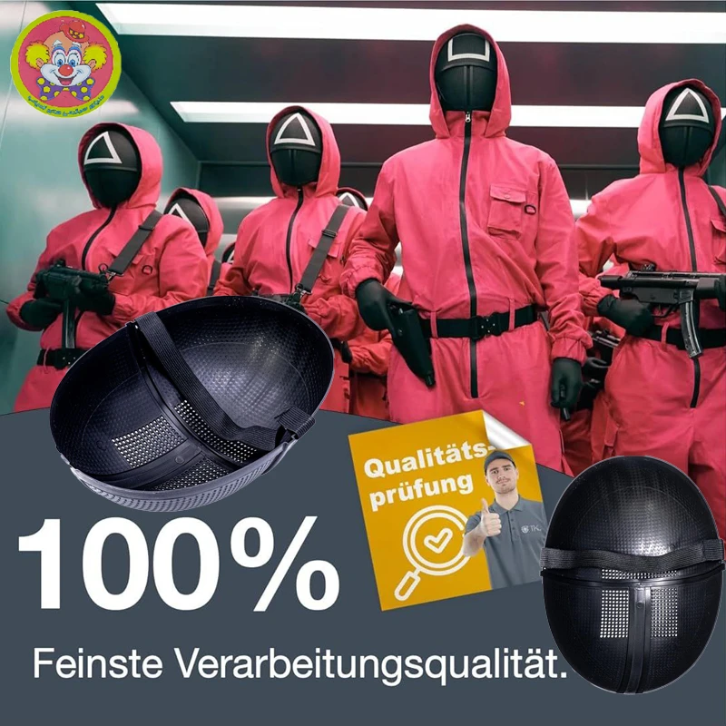 عکس شماره 2 : ماسک ایفای نقش دنیای سرگرمی های کمیاب مدل بازی مرکب اسکویید گیم