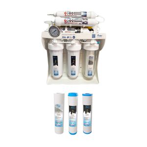 نقد و بررسی دستگاه تصفیه کننده آب اس اس وی مدل UltraPro  X1000 B + 3F به همراه فیلتر توسط خریداران