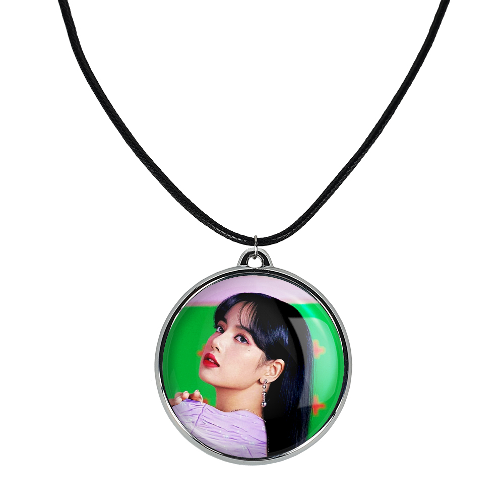 گردنبند خندالو مدل لیسا بلک پینک کد 1429414293