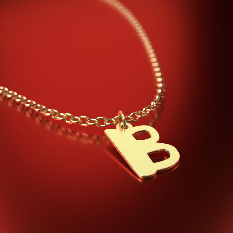 آویز ساعت طلا 18 عیار زنانه مدوپد مدل حرف B کد CA16609