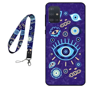 Megafone Devil Eye 0023 Cover For Samsung Galaxy A71 Mobile Neckband