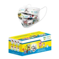 ماسک تنفسی کودک حیات پوشش پاک مدل سه لایه بسته 30 عددی 