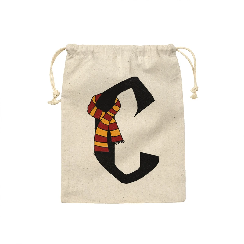 کیسه نان و سبزی ترمه طراحان ایده مدل حرف C هری پاتر کد cfp3032 - S