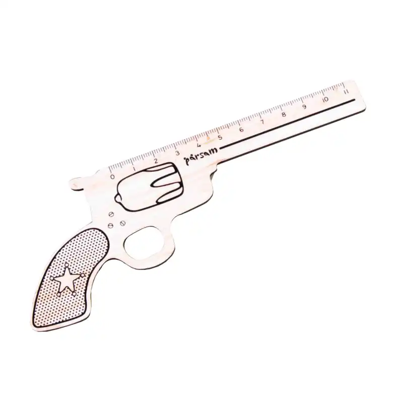 خط کش 11 سانتیمتری طرح تفنگ