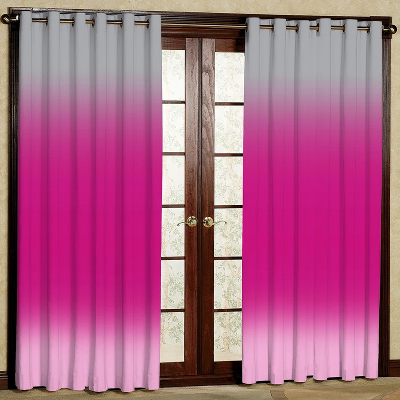 پرده چاپی مدل  سایه روشن مخمل پانچی کد 1047a سایز 140x200 سانتی متر