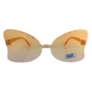 عینک آفتابی دخترانه مدل پروانه ای کد BUTER-YEL-02