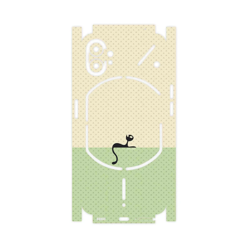 برچسب پوششی ماهوت مدل Minimal Internet Cat Icon-FullSkin مناسب برای گوشی موبایل ناتینگ Phone 1