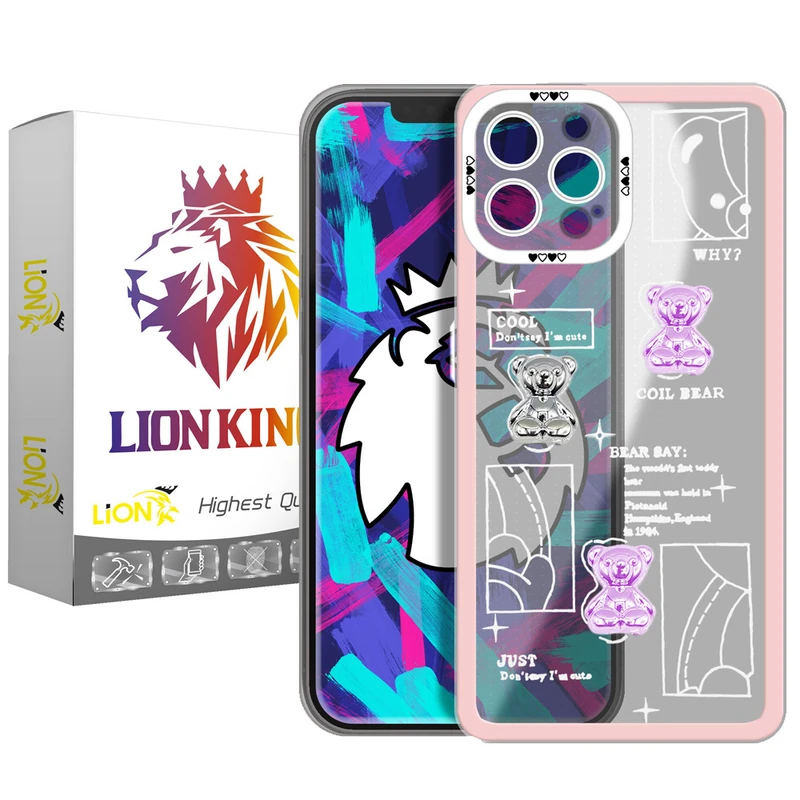  کاور لاین کینگ مدلBiدوخرس مناسب برای گوشی موبایل  اپل IPhone 13 pro