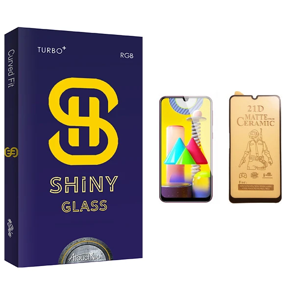 محافظ صفحه نمایش سرامیکی آتوچبو مدل Shiny Glass مناسب برای گوشی موبایل سامسونگ Galaxy M31