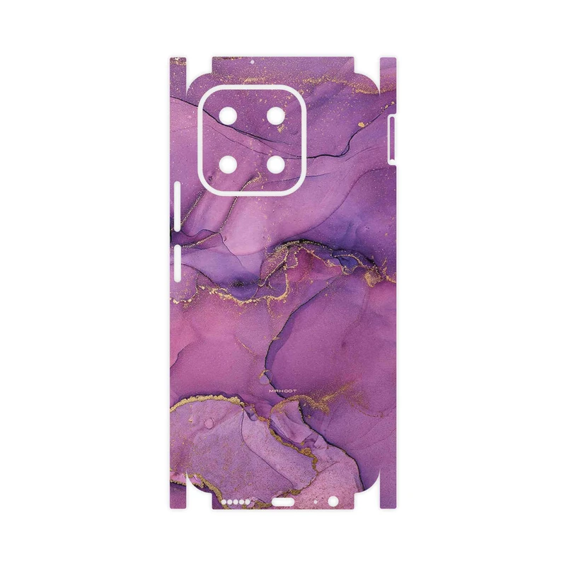 برچسب پوششی ماهوت مدل Purple Marble-FullSkin مناسب برای گوشی موبایل آنر X6b