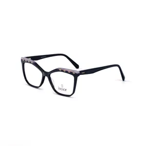 فریم عینک طبی مربعی زنانه مدل AW9749 مناسب برای انواع فرم صورت