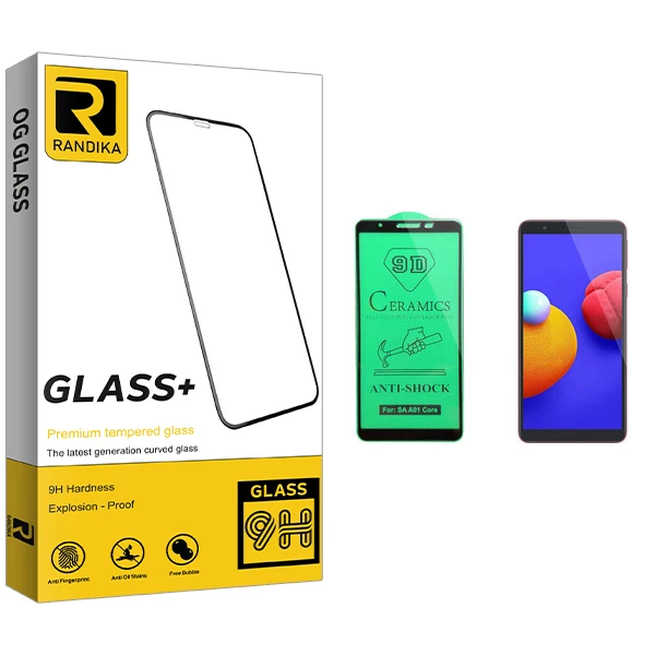 محافظ صفحه نمایش سرامیکی راندیکا مدل GLD مناسب برای گوشی موبایل سامسونگ Galaxy A01 core
