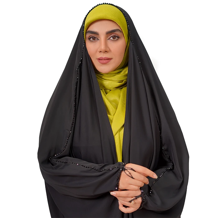 عکس شماره 3 : چادر عربی مدل الماس کد 056