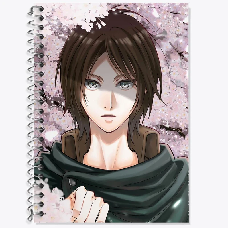 دفتر لغت 50 برگ خندالو مدل ارن یگر انیمه اتک آن تایتان Attack on Titan کد 10985