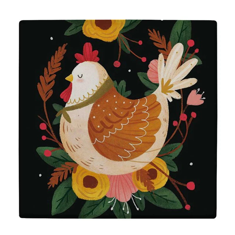  زیر لیوانی طرح مرغ کد    3616247_1557