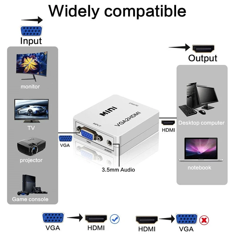 عکس شماره 17 : مبدل vga به hdmi مدل vga2hdmi