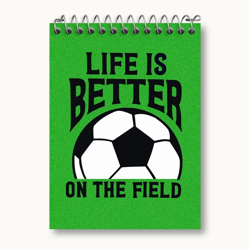 دفتر یادداشت 50 برگ خندالو مدل فوتبال کد 10024