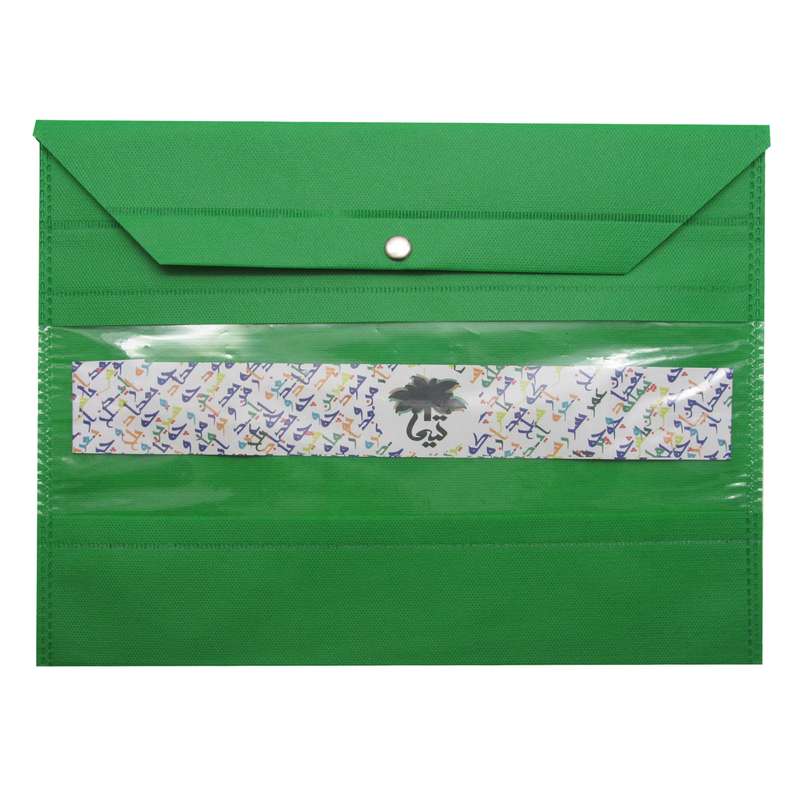 پوشه دکمه دار تیما مدل طلق دار