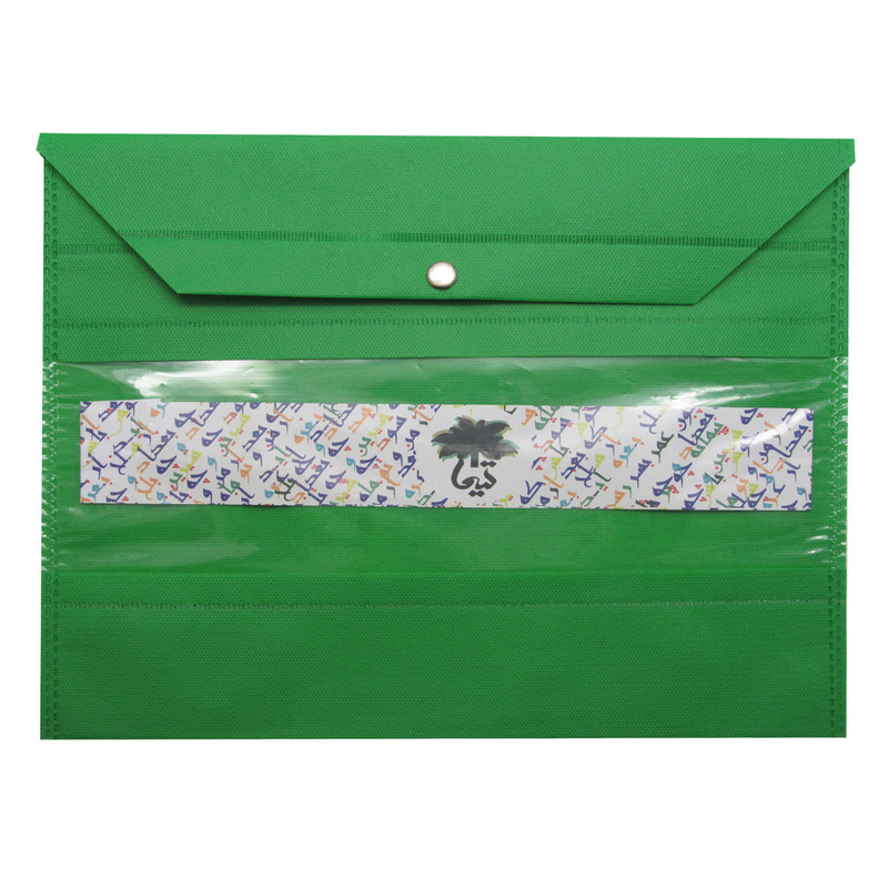 پوشه دکمه دار تیما مدل طلق دار