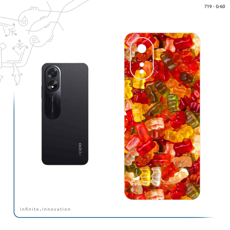 برچسب پوششی ماهوت مدل Gummi candy 1 مناسب برای گوشی موبایل اپو A38