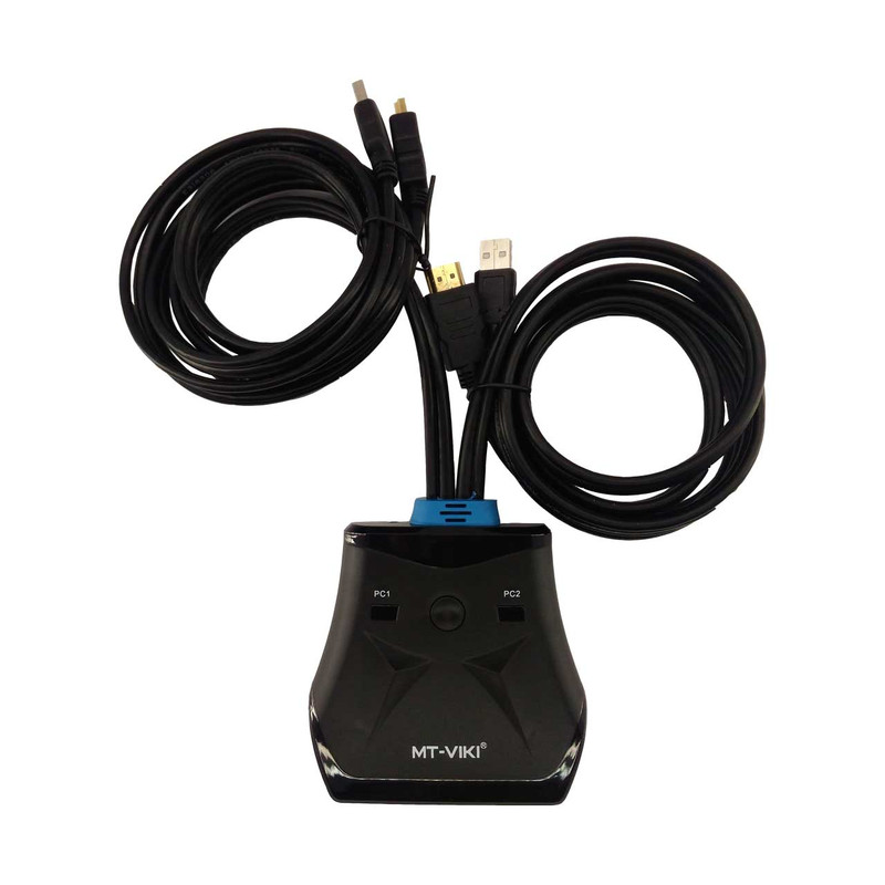 سوییچ دو پورت KVM HDMI ام تی -وی کی مدل MT-201HL 2