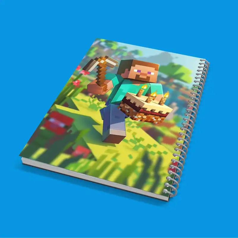 دفتر نقاشی 50 برگ مدوپد مدل ماینکرفت minecraft کد DF14026