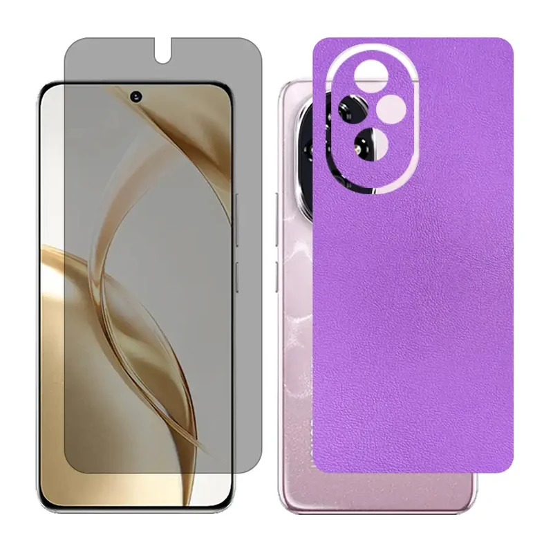 محافظ صفحه نمایش حریم شخصی گلس مدل Together مناسب برای گوشی موبایل آنر 200 / Honor 200 به همراه برچسب پوششی پشت گوشی