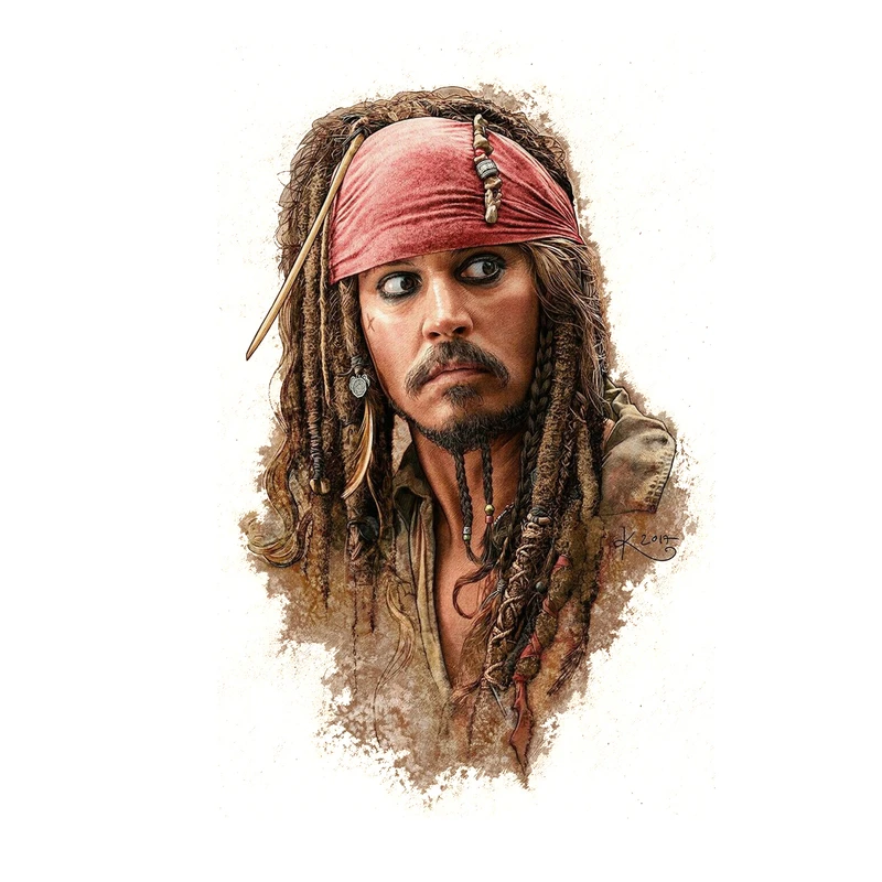استیکر لپ تاپ و موبایل مدل سریال طرح دزدان دریایی کاراییب Pirates of the Caribbean کد 4351