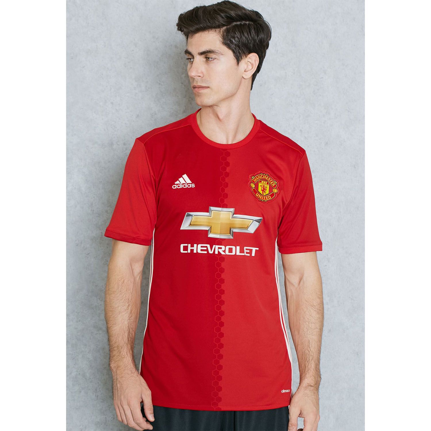 تی شرت ورزشی آستین کوتاه مردانه Manchester United FC Home Replica - آدیداس - قرمز - 4
