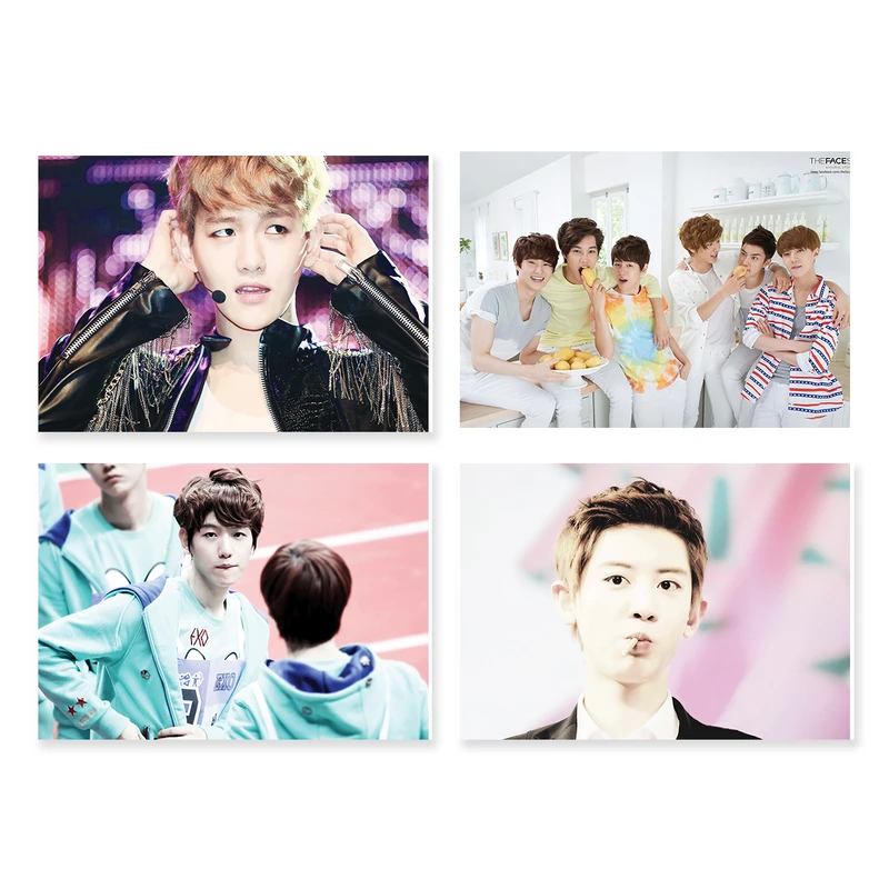 پوستر طرح EXO کد A-2046 مجموعه 4 عددی