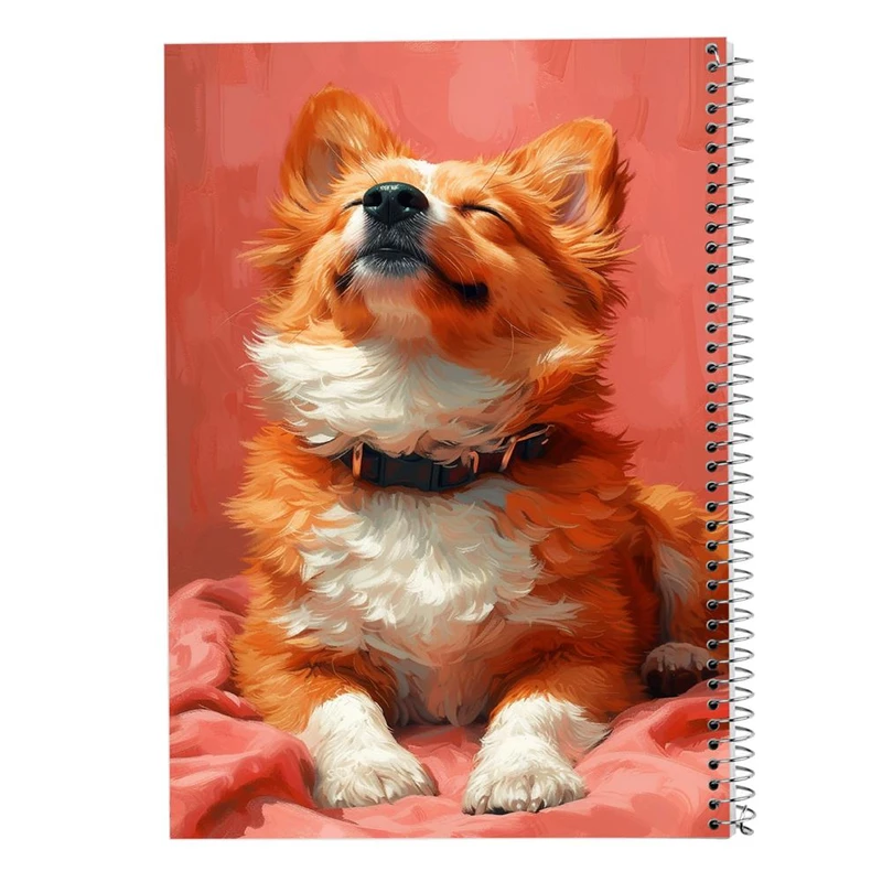 دفتر نقاشی 50 برگ مدوپد مدل سگ و گربه کد DF17310