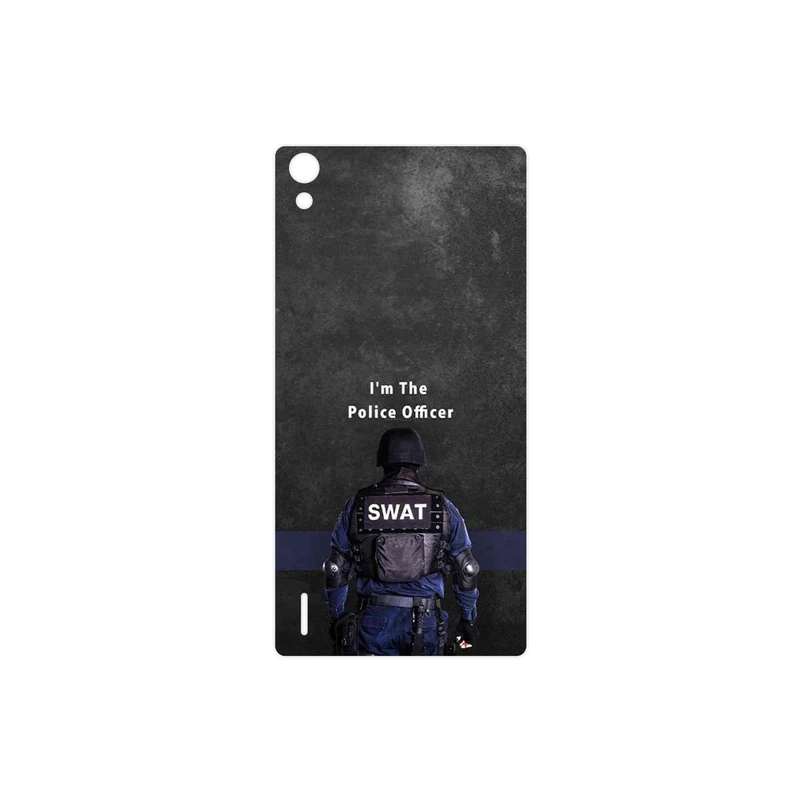 برچسب پوششی ماهوت مدل Police Officer مناسب برای گوشی موبایل هوآوی Ascend P7