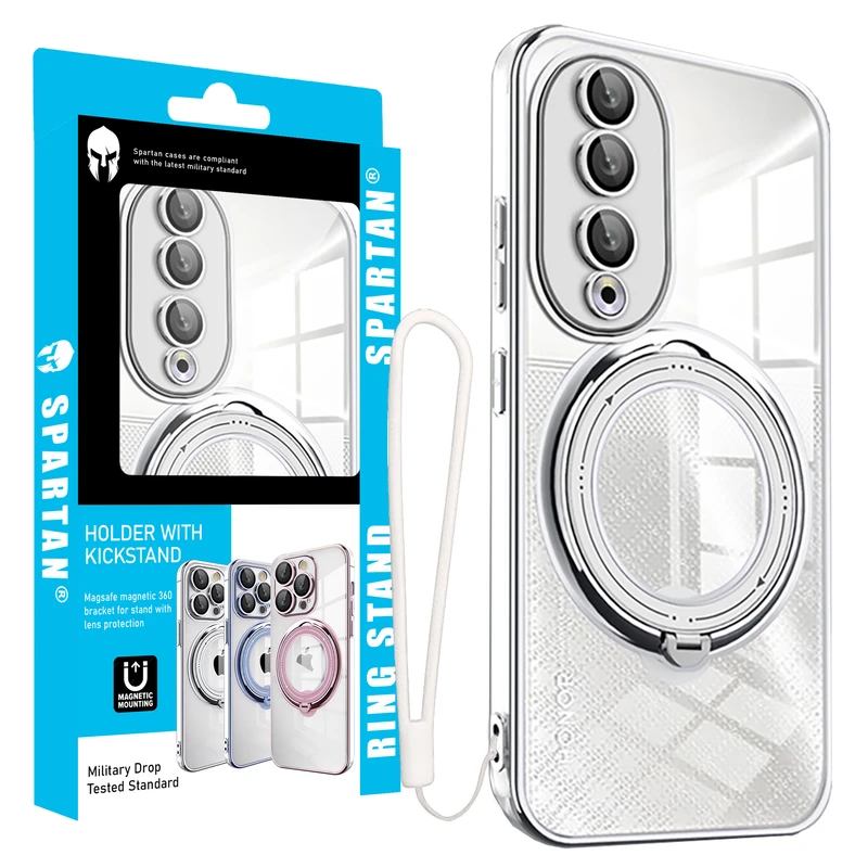 کاور اسپارتان مدل Ring Stand Strap مناسب برای گوشی موبایل آنر Honor 90به همراه بند