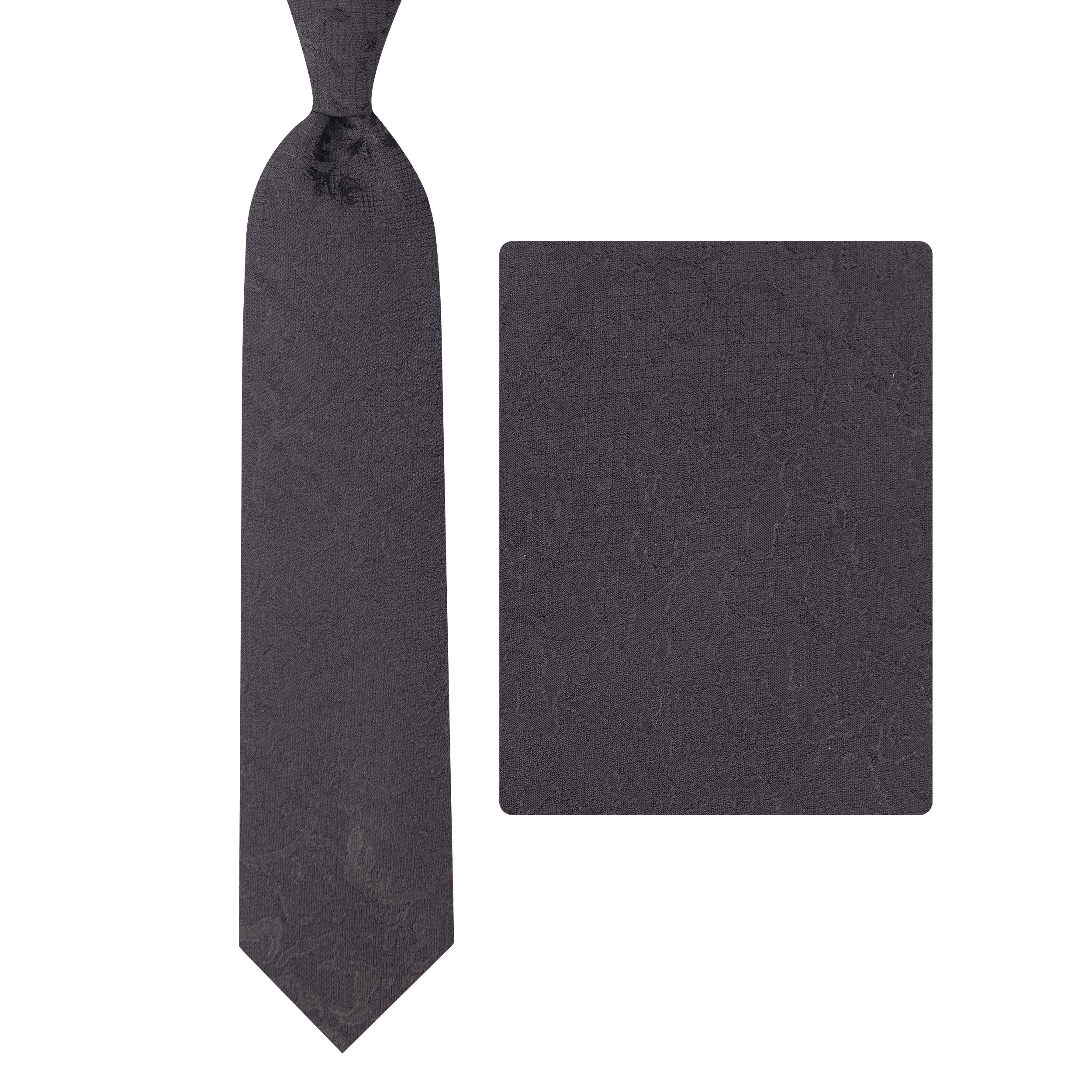 ست کراوات و دستمال جیب مردانه جیان فرانکو روسی مدل GF-FW260-BK 
