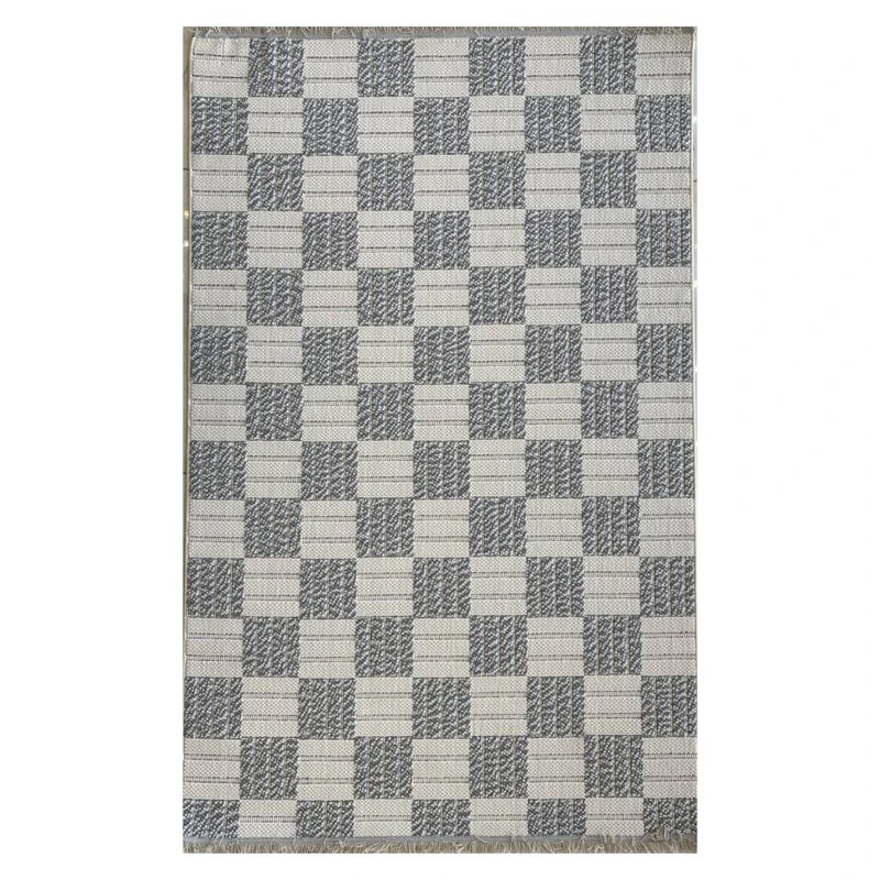 فرش ماشینی 160 شانه زمینه کرم حاشیه کرم مدل پینترست کد 110