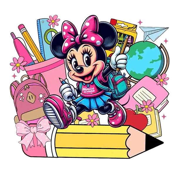 استیکر پارچه و لباس پاد آفرین طرح میکی موس کد 3006